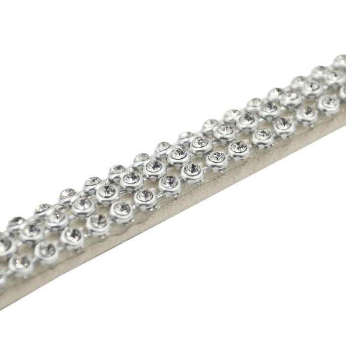 Tira de Strass Rafa Cristal 1,20x8mm - 46008 - BM Strass
