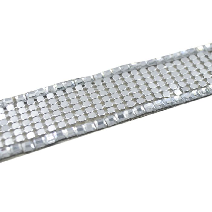 Tira Bia 1,40x25mm Cristal / Niquel - 46023 - BM Strass