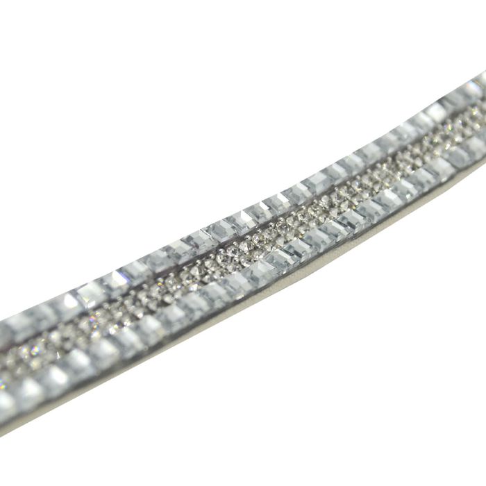 Tira Mel 12mm- Cristal Branco - 46029 - BM Strass