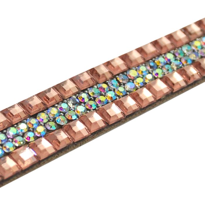 Tira Mel 12mm- Light Peach Areia - 46031 - BM Strass