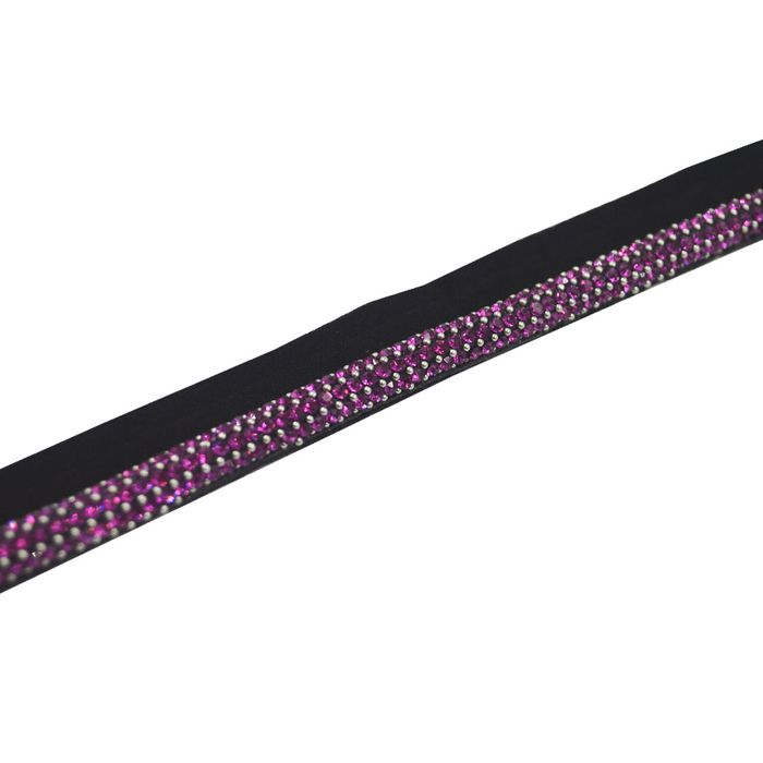 Cordão Maya Fuchsia - Forro Preto - 46039 - BM Strass