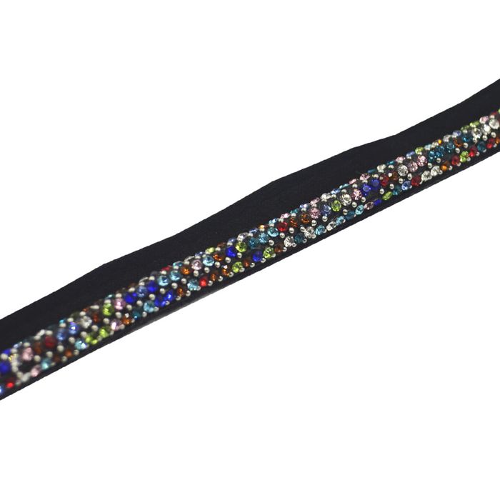 Cordão Maya Multicolor- Forro Preto - 46048 - BM Strass
