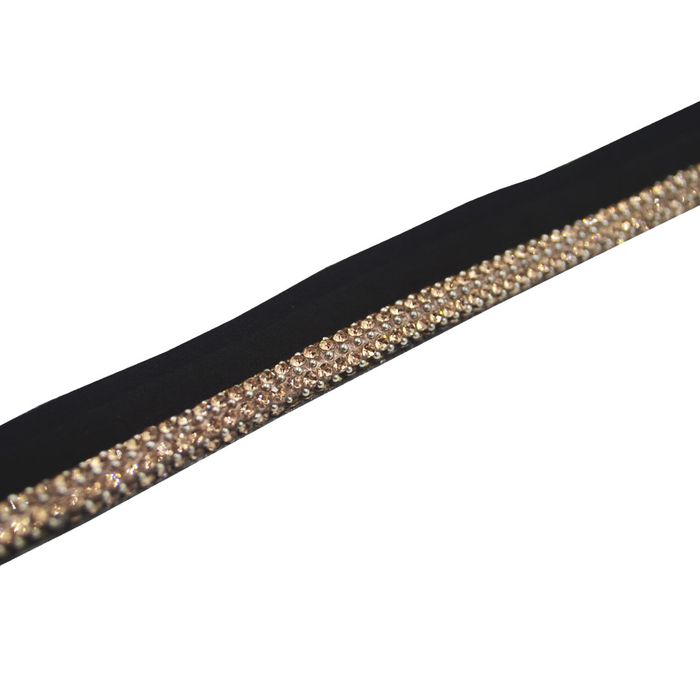 Cordão Maya LIght Peach -forro Preto - 46052 - BM Strass