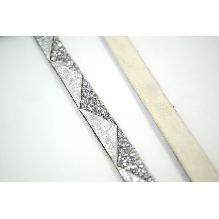 Tira LYZ 12mm- Cristal Marfim - 46068 - BM Strass