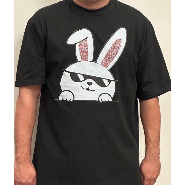  Camiseta de Algodão com Brilho - BM-CAM-ALG - BM Strass