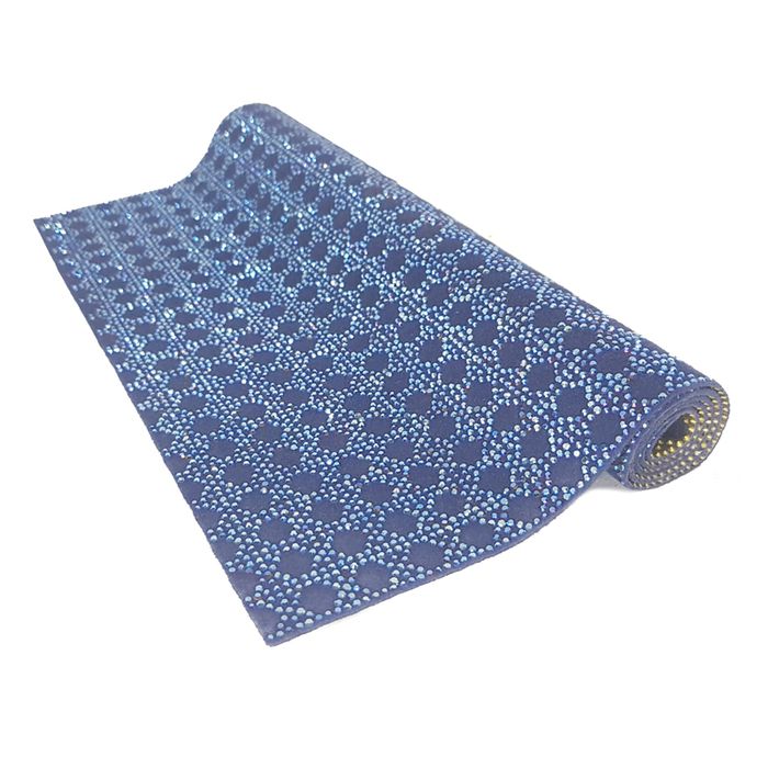 Manta De Strass Azul - Velvet. - 17653 - BM Strass