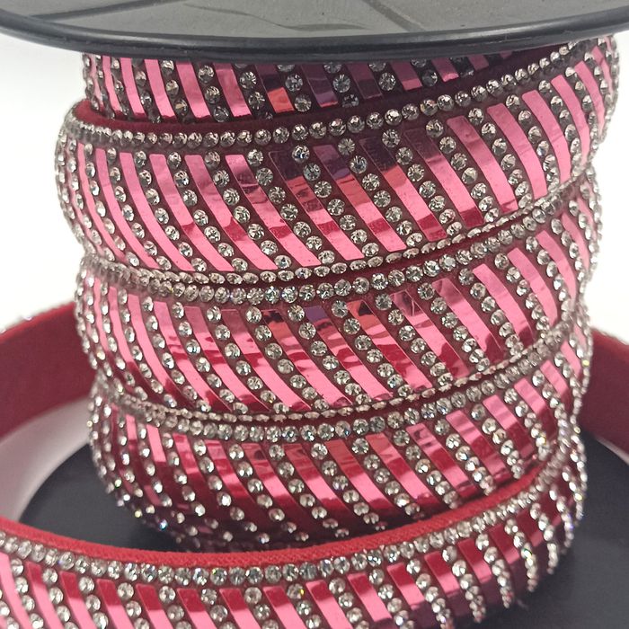 Tira de Strass PINK - 20mm - 38947 - BM Strass