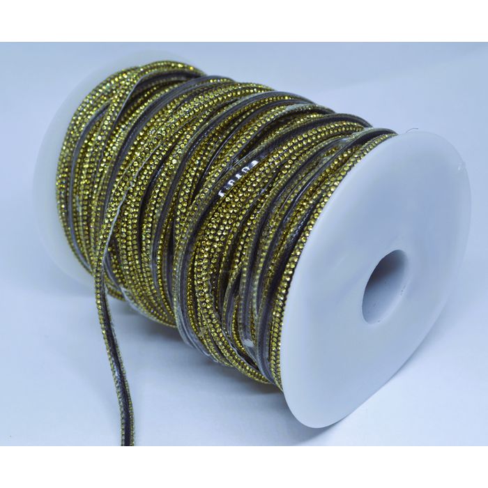 Cordão de Strass Bee Meia cana ss3,5 - Jonquil - B... - BM Strass