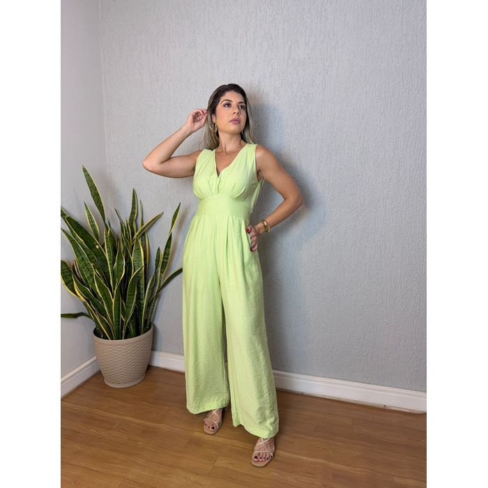 Macacão Layla Verde - Bruna Algar Store