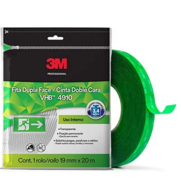 Fita Dupla Face 19mm x 20mts 3M VHB
