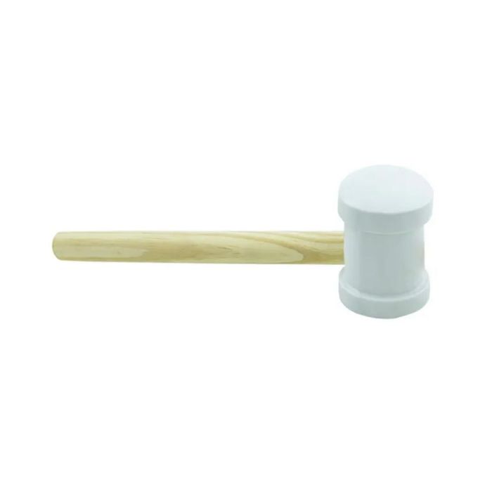 MARTELO DE BORRACHA 80 MM BRANCO