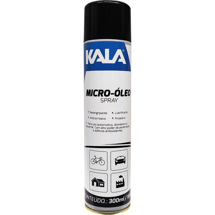 Spray Desengripante Lubrificante Micro Óleo - 300ml Kala