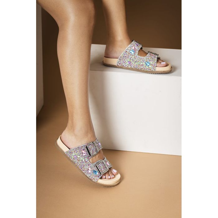 Sandália Papete Birken com Ped... - DBS Online Store