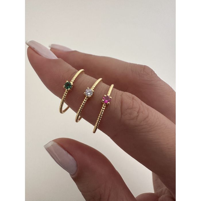 Anel Colors Em Ouro 18k - AN1 - FURINI JOIAS 