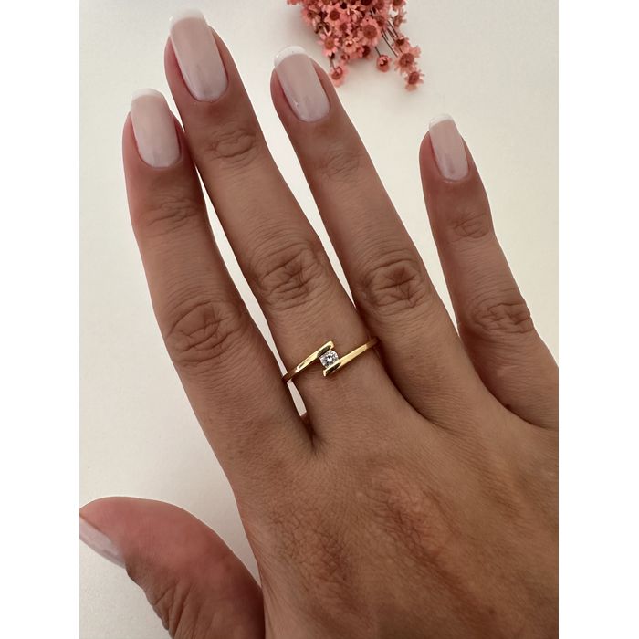Anel Aurora Em Ouro 18k - AN0028 - FURINI JOIAS 