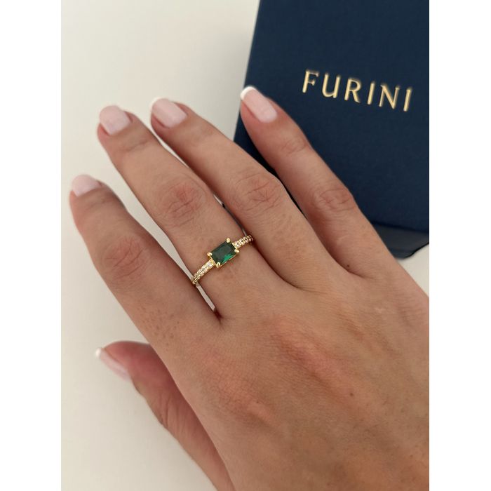 Anel Giulia Em Ouro 18k - AN026 - FURINI JOIAS 