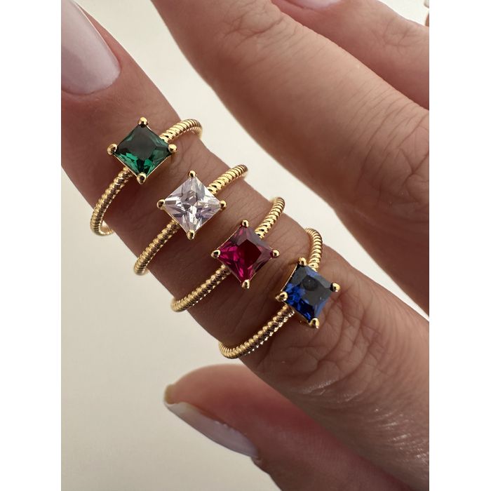 Anel Colors Em Ouro 18k - AN02 - FURINI JOIAS 