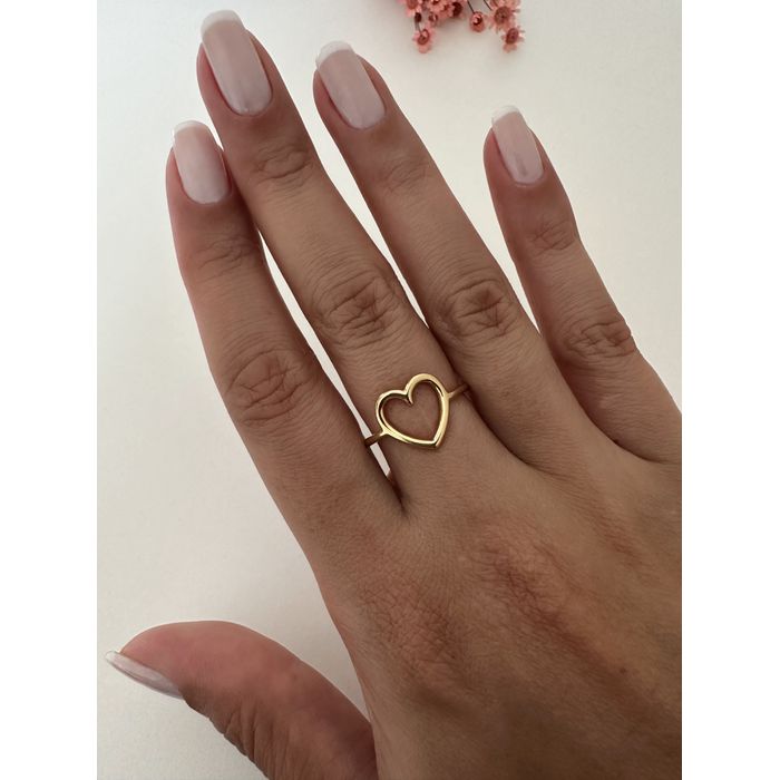 Anel Love Em Ouro 18k - AN0010 - FURINI JOIAS 