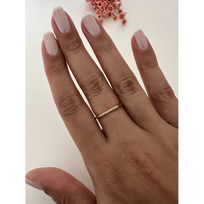 Anel Yara Em Ouro 18k - AN00027 - FURINI JOIAS 