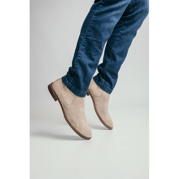 BOTA CHELSEA CAMUR A AREIA Grife Couro