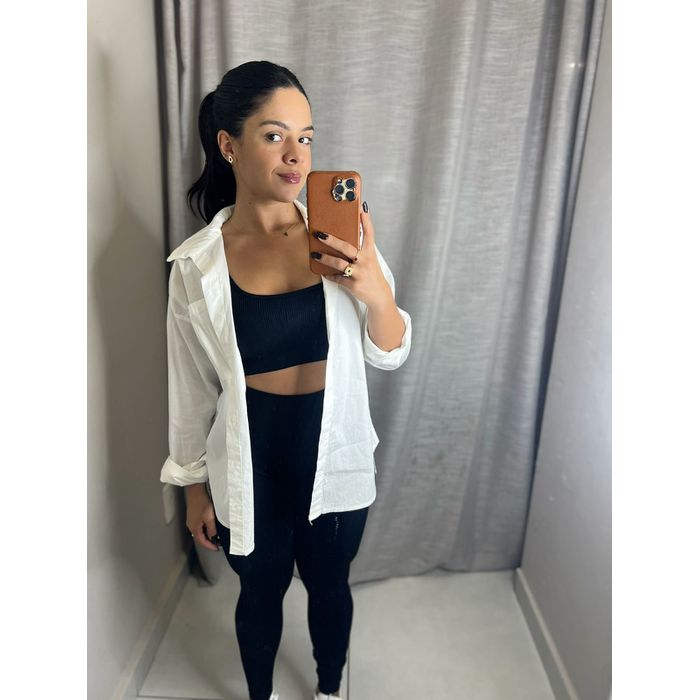 Conjunto Malu Sem Costura Preto - Larissa Flausino