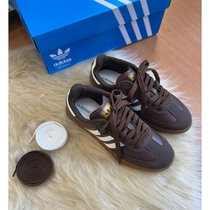 Tênis Adidas Samba Marrom - Larissa Flausino