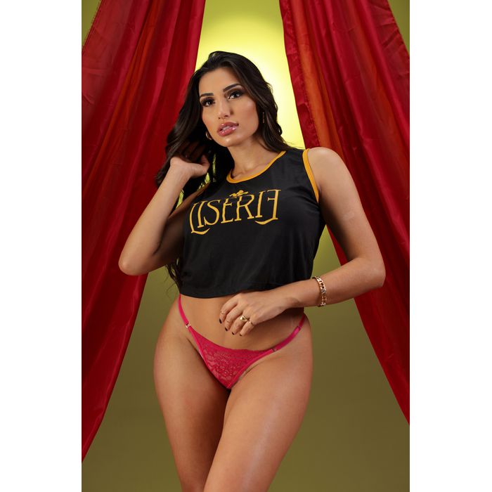 CALCINHA TAILANDESA - PLAYBOY - 2018 Pink - LISERIE