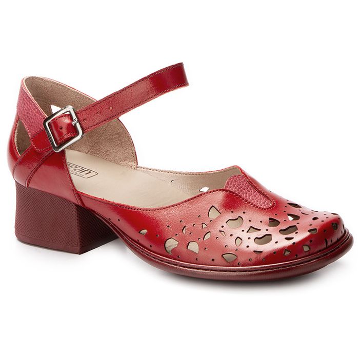 Sapato New Kelly em Couro cor Wine J.Gean