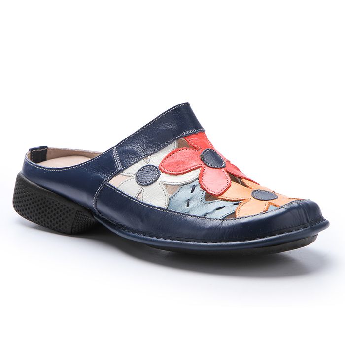 Sapatilha New Exclusivo em Couro cor Navy J.Gean 