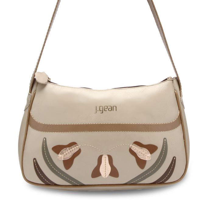 Bolsa Artesanal Em Couro Camurça J.Gean 