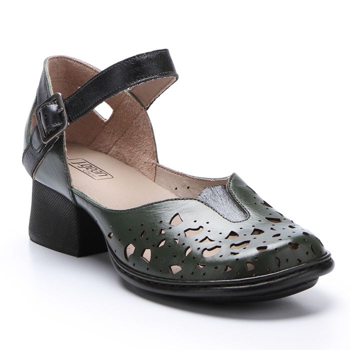 Sapato New Kelly em Couro cor Alga J.Gean 