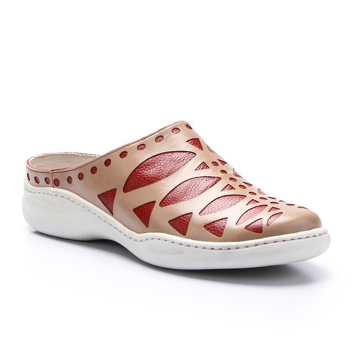 Sapatilha Joy em Couro cor Cherry J.Gean