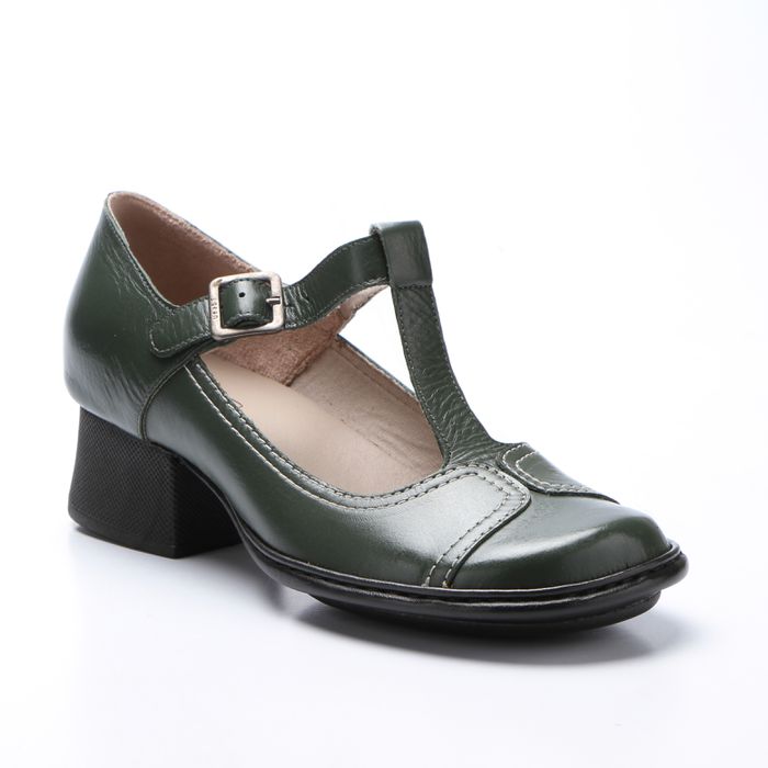 Sapato New Kelly em Couro cor Alga J.Gean 