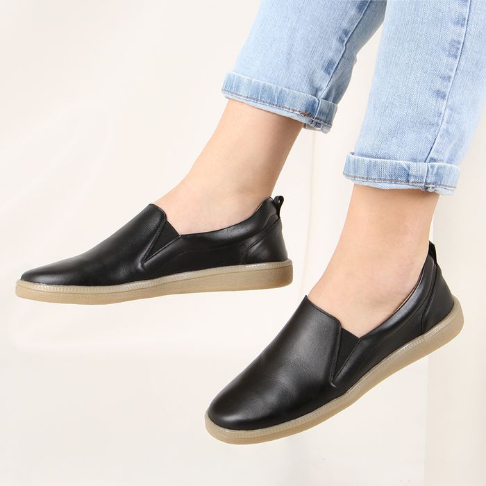 Tênis Barcelona em Couro cor Preto J.Gean