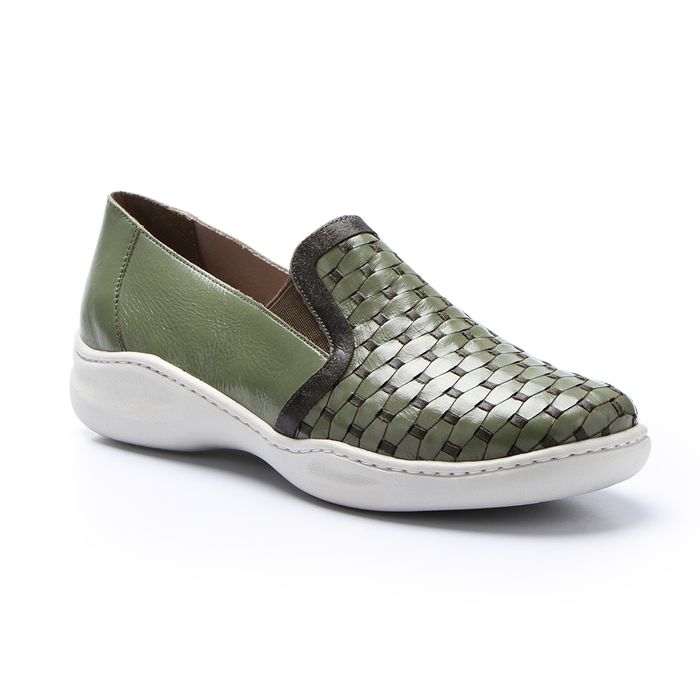 Tênis Joy em Couro na cor Salvia J.Gean 