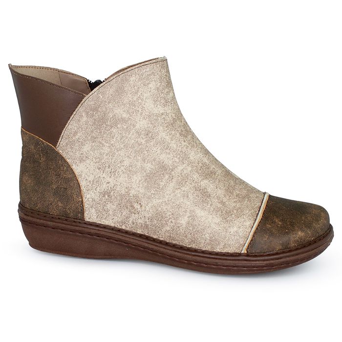 Bota Feminina New Nina em Couro Glace J.Gean 