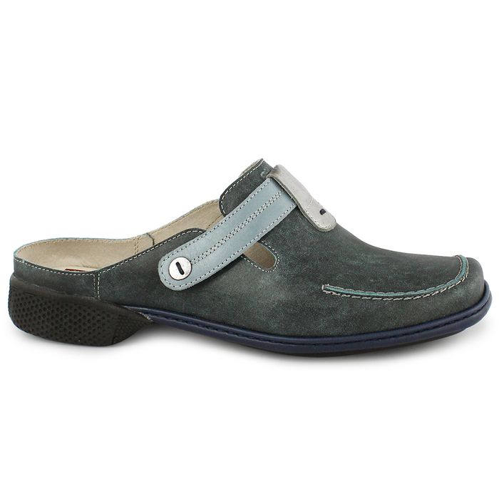 Sapatilha Feminina Em Couro Denin Dual Comfort exclusivo J.gean 