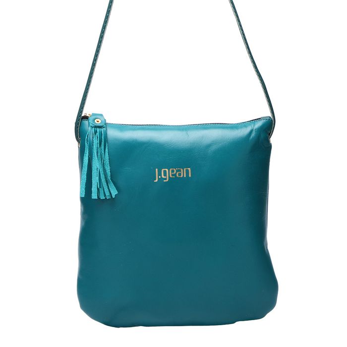 Bolsa transversal ou Tiracolo Feminina de Couro Cor Ágata J.Gean .