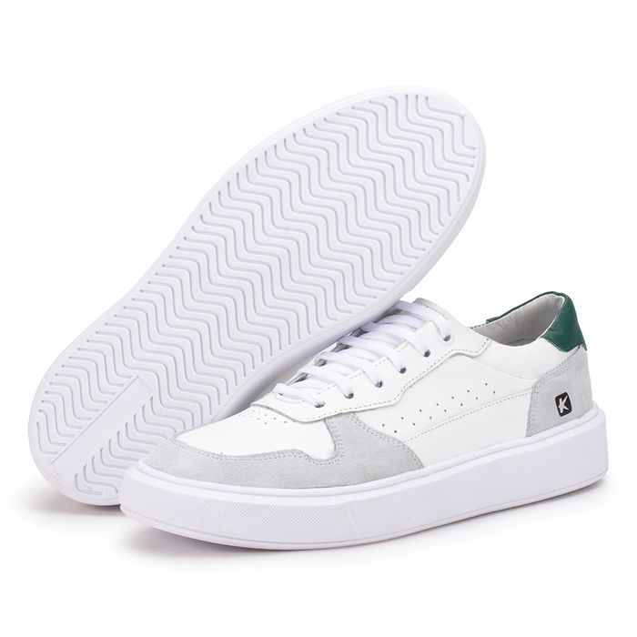 Tênis Compass 300 Casual em Couro Kéffor - 19300-... - KÉFFOR Calçados