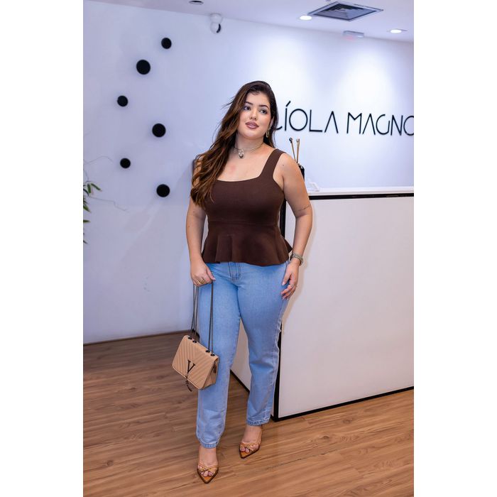 Blusa Tricô Marrom - Julia - LUCIOLA MAGNO