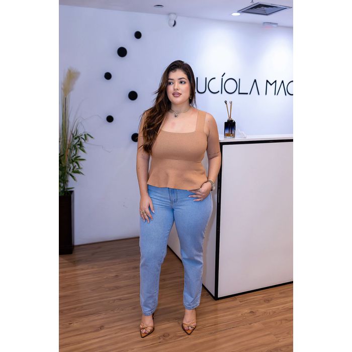 Blusa Tricô Nude - Julia - LUCIOLA MAGNO