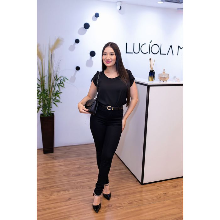 Calça Preta - Jeans - LUCIOLA MAGNO
