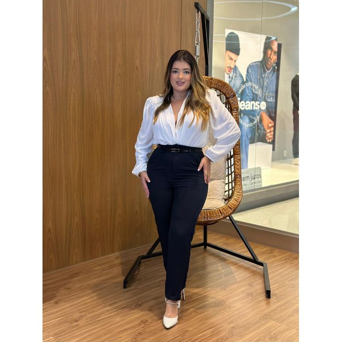 Calça Preta - Zara - LUCIOLA MAGNO