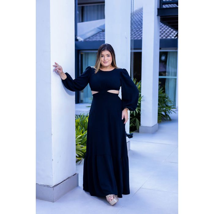 Vestido Preto - Esperança - LUCIOLA MAGNO
