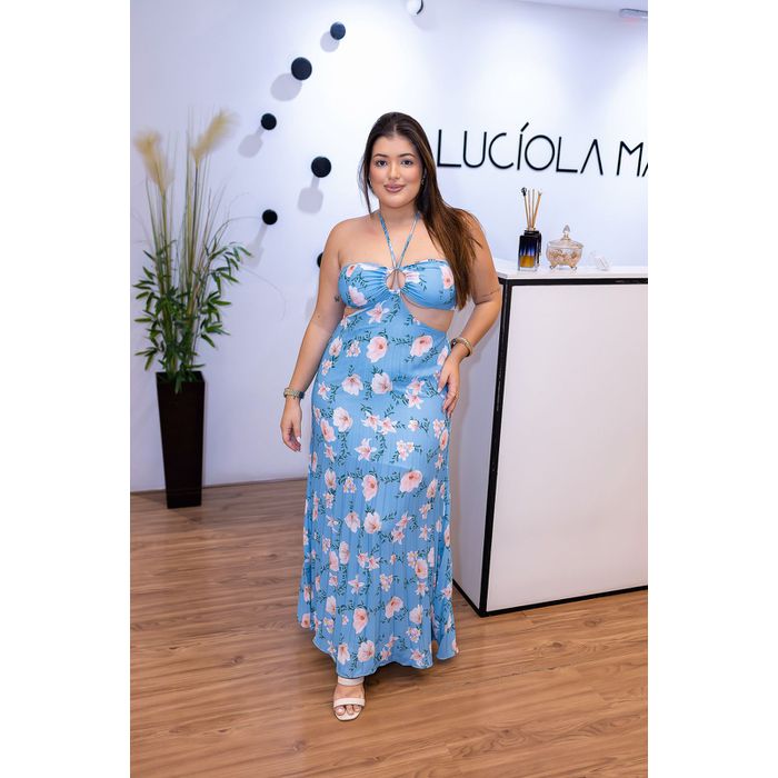 Vestido Estampado - Jasmine - LUCIOLA MAGNO