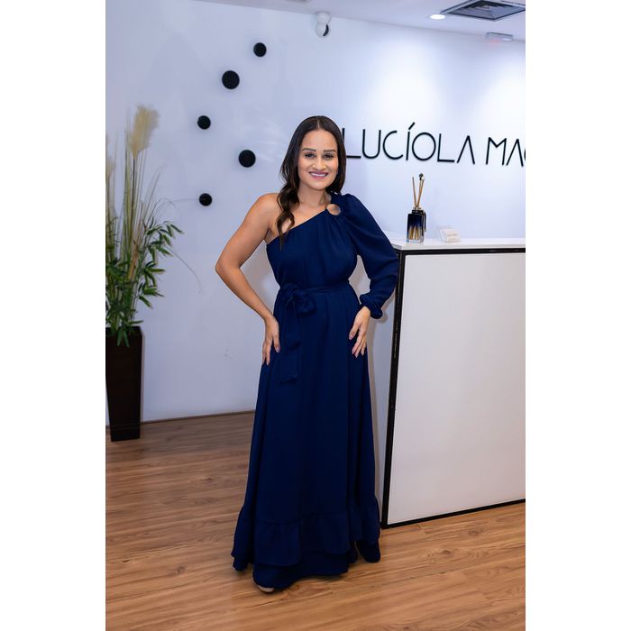 Vestido Azul Marinho - Lady Di - LUCIOLA MAGNO