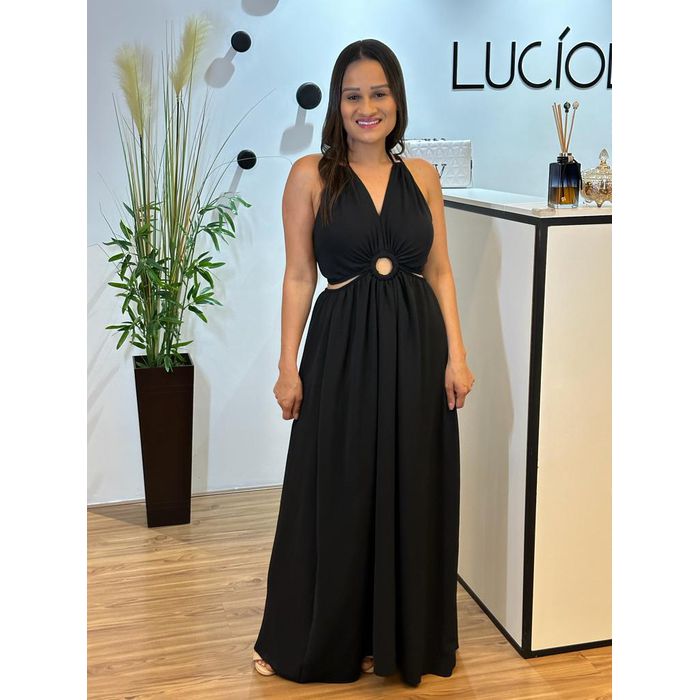 Vestido Preto - Zantorine - LUCIOLA MAGNO