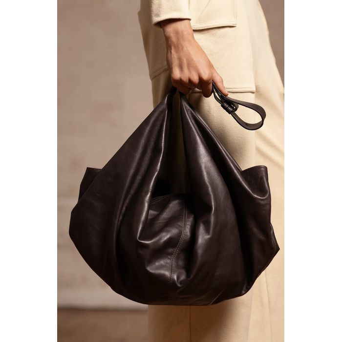 Bolsa James Maxi Bag Couro Legítimo Milano
