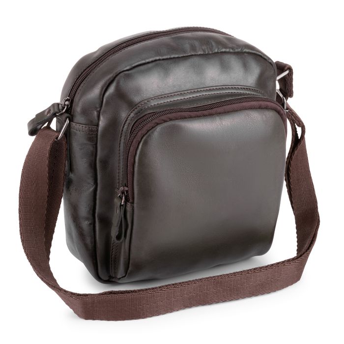 Bolsa Crossbody Couro Legitimo Fossil Preto MANTOAN LOJA