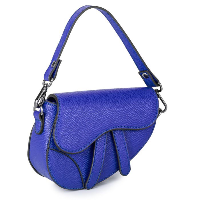 Mini Bolsa Sela Sintética Azul